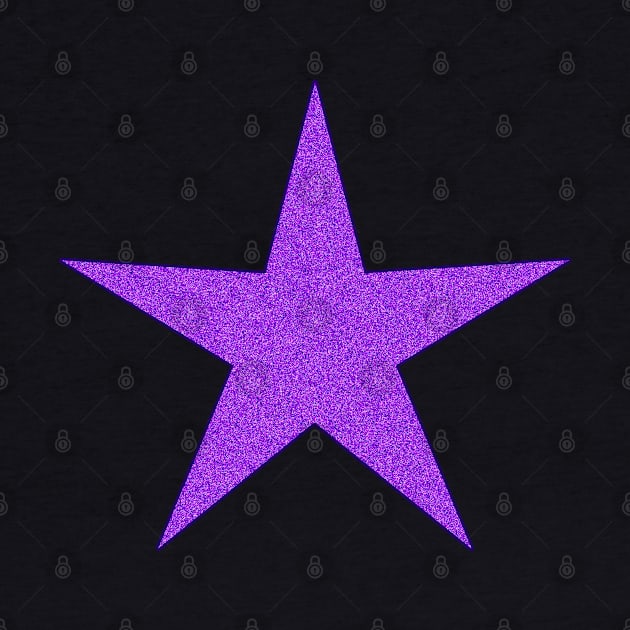 GRAINY SPECKLE SPLATTER PATTERN STAR PURPLE by iskybibblle